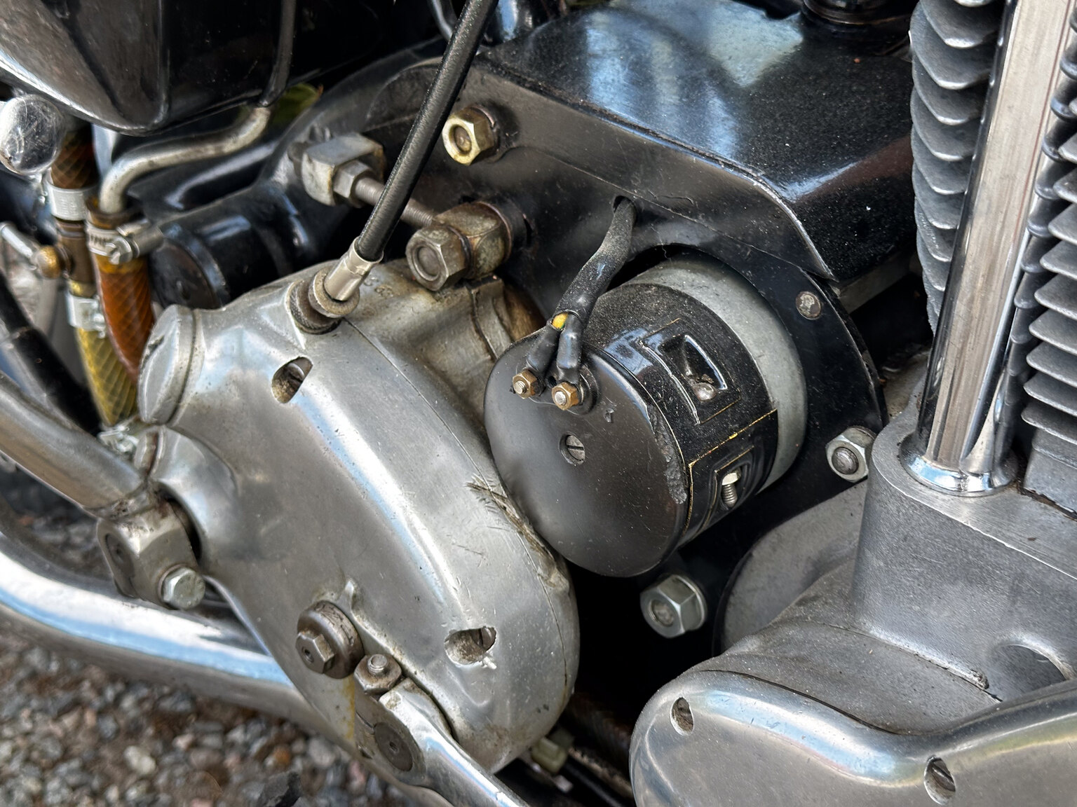 Image of 1952 AJS 16MS 350cc Matchless-replica mechanics