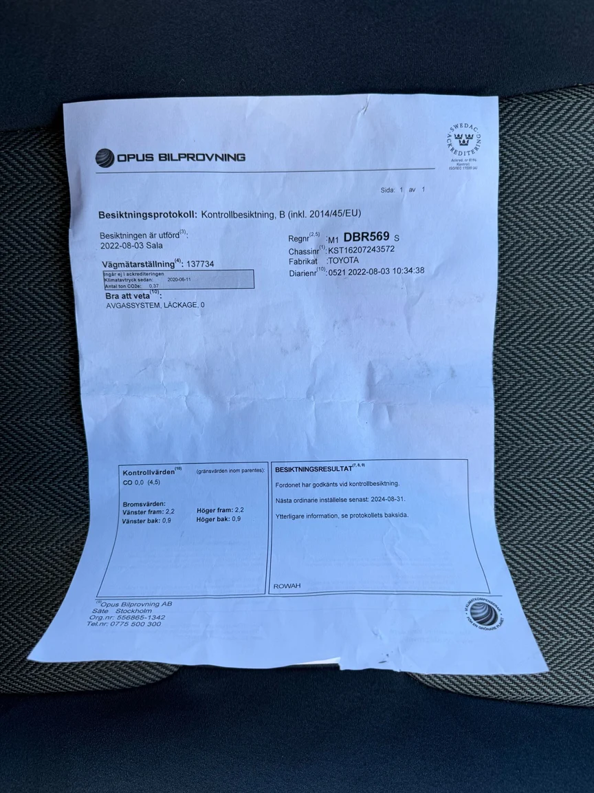 Documentation for 1988 Toyota Celica Cabriolet (5)
