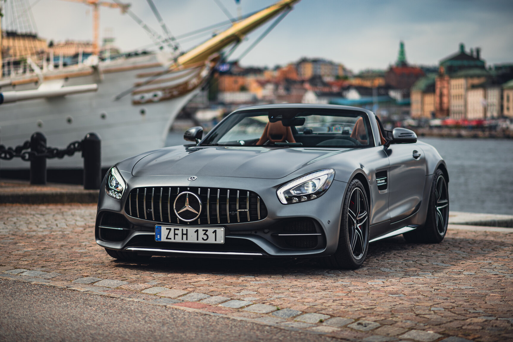 Exterior image of 2018 Mercedes-Benz AMG GT C