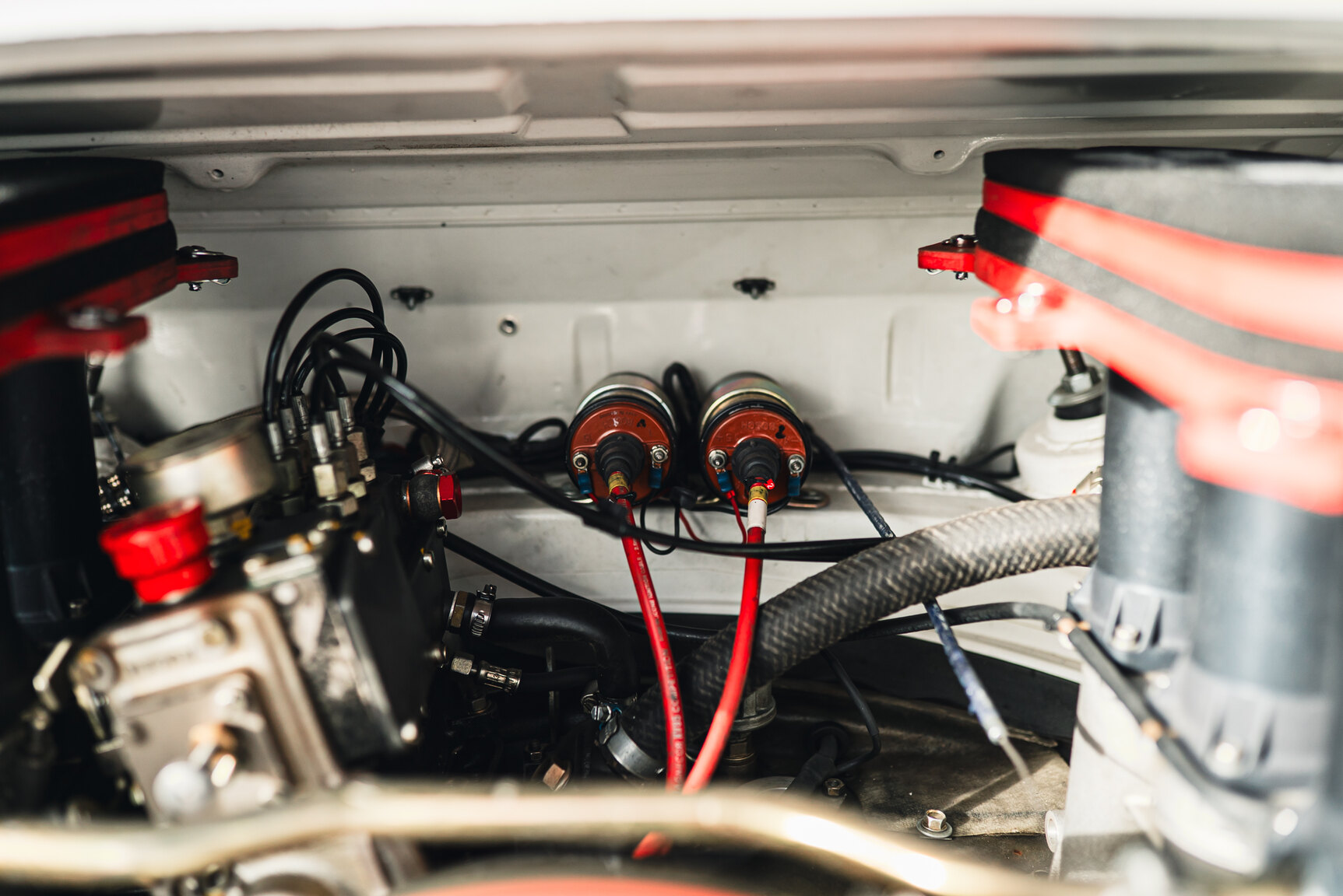 Image of 1977 Porsche 911 RSR Rallycar mechanics