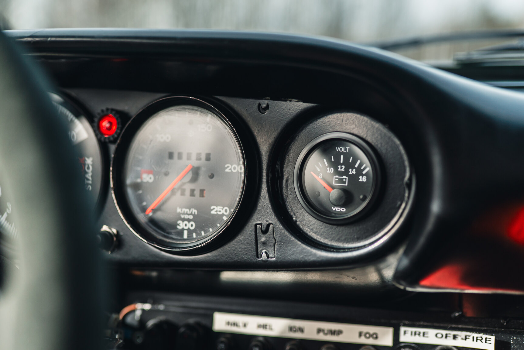 Interior image of 1977 Porsche 911 RSR Rallycar