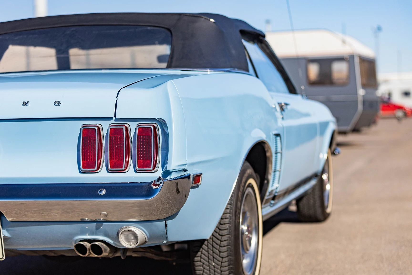 Aussenfoto 1969 Ford Mustang GT Cabriolet "M-code" (45)