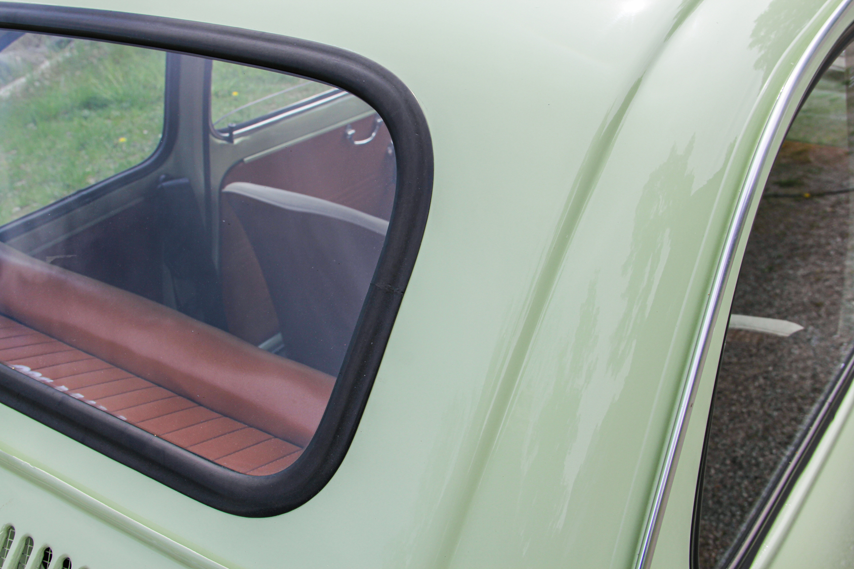 Exteriörbild på 1970 Fiat 500 Lusso