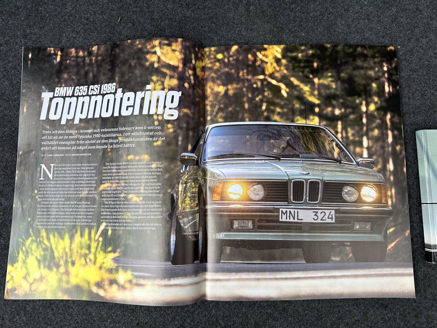 Dokumentation, 1986 BMW 635CSi