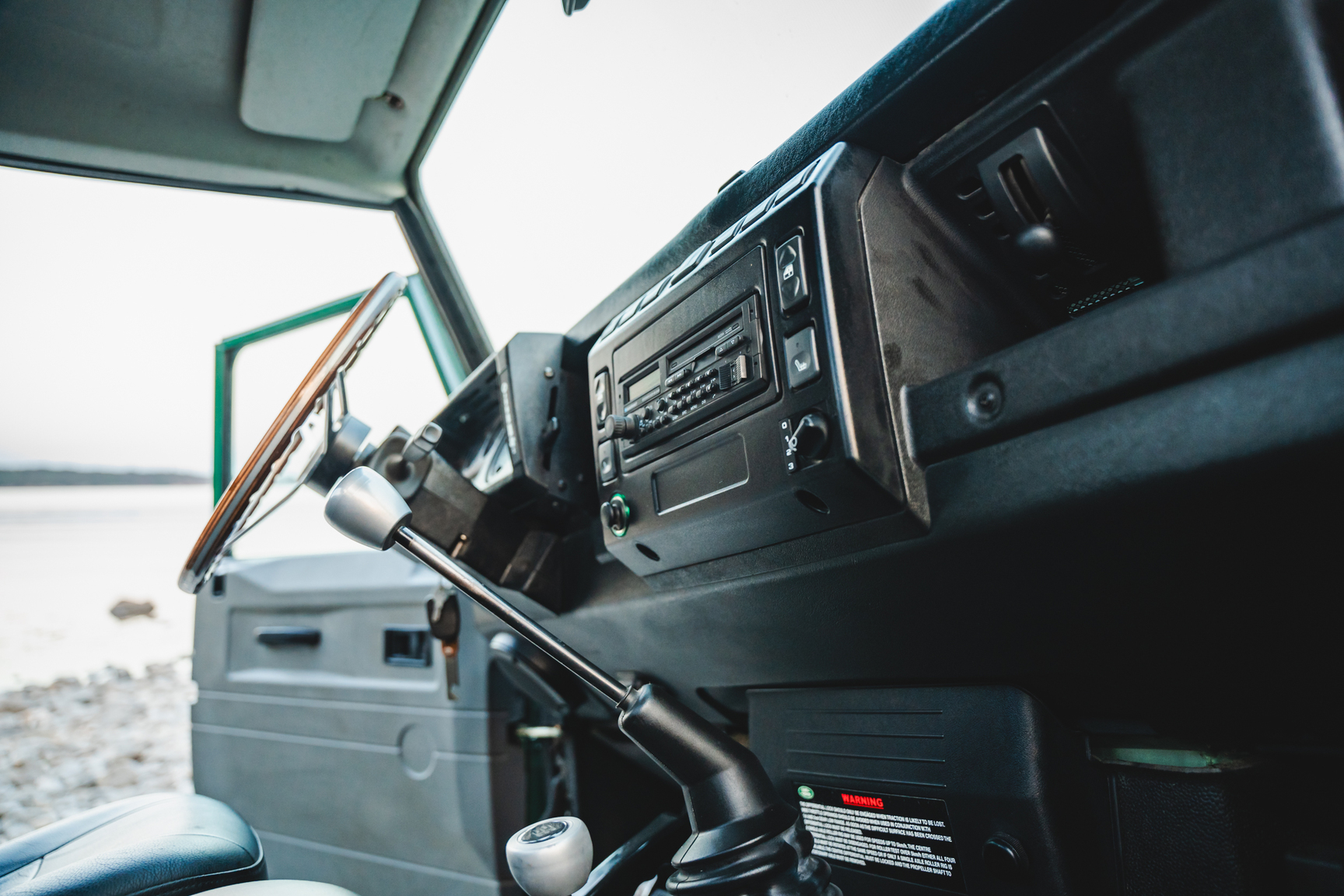 Interiörbild 2003 Land Rover Defender TD5 90 Pickup