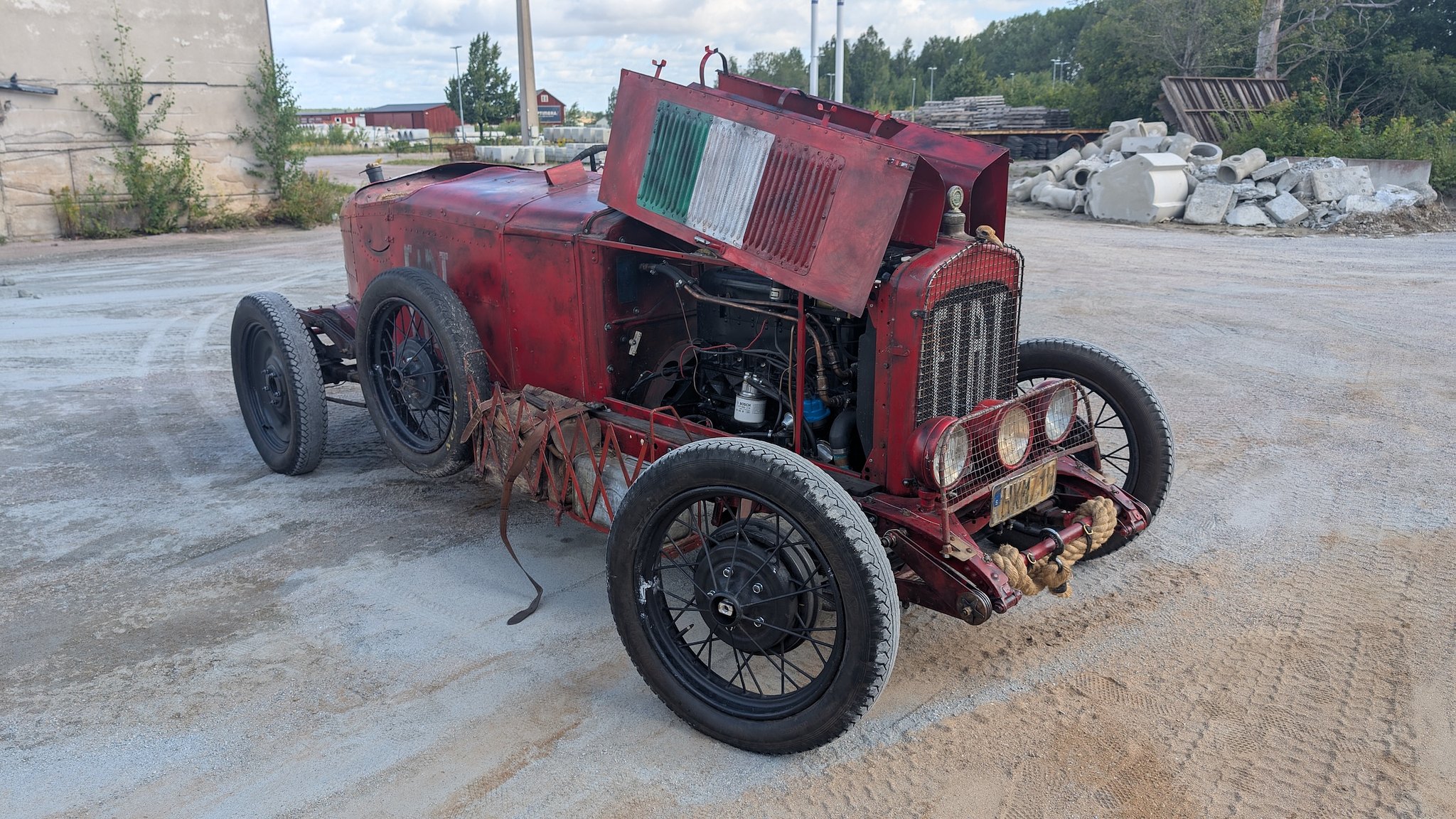 Image of 1929 FIAT 321C (521c) "Flying Fiona" mechanics
