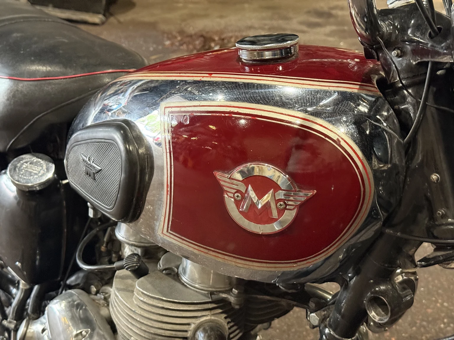 Aussenfoto 1955 Matchless G 9 (23)