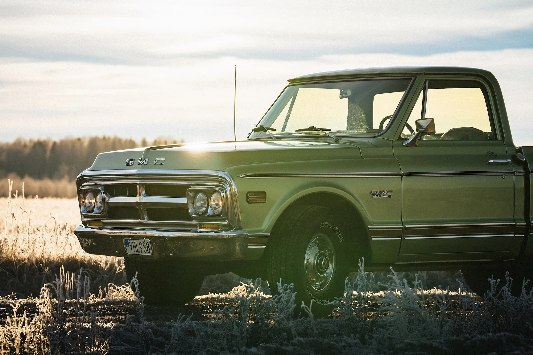 Aussenfoto 1970 GMC 1500 Custom Sierra Grande – NO RESERVE (92)