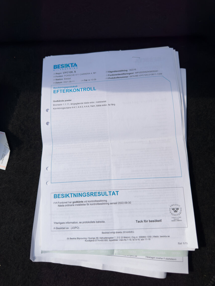 Dokumentation för 2004 Porsche 911 Carrera 4