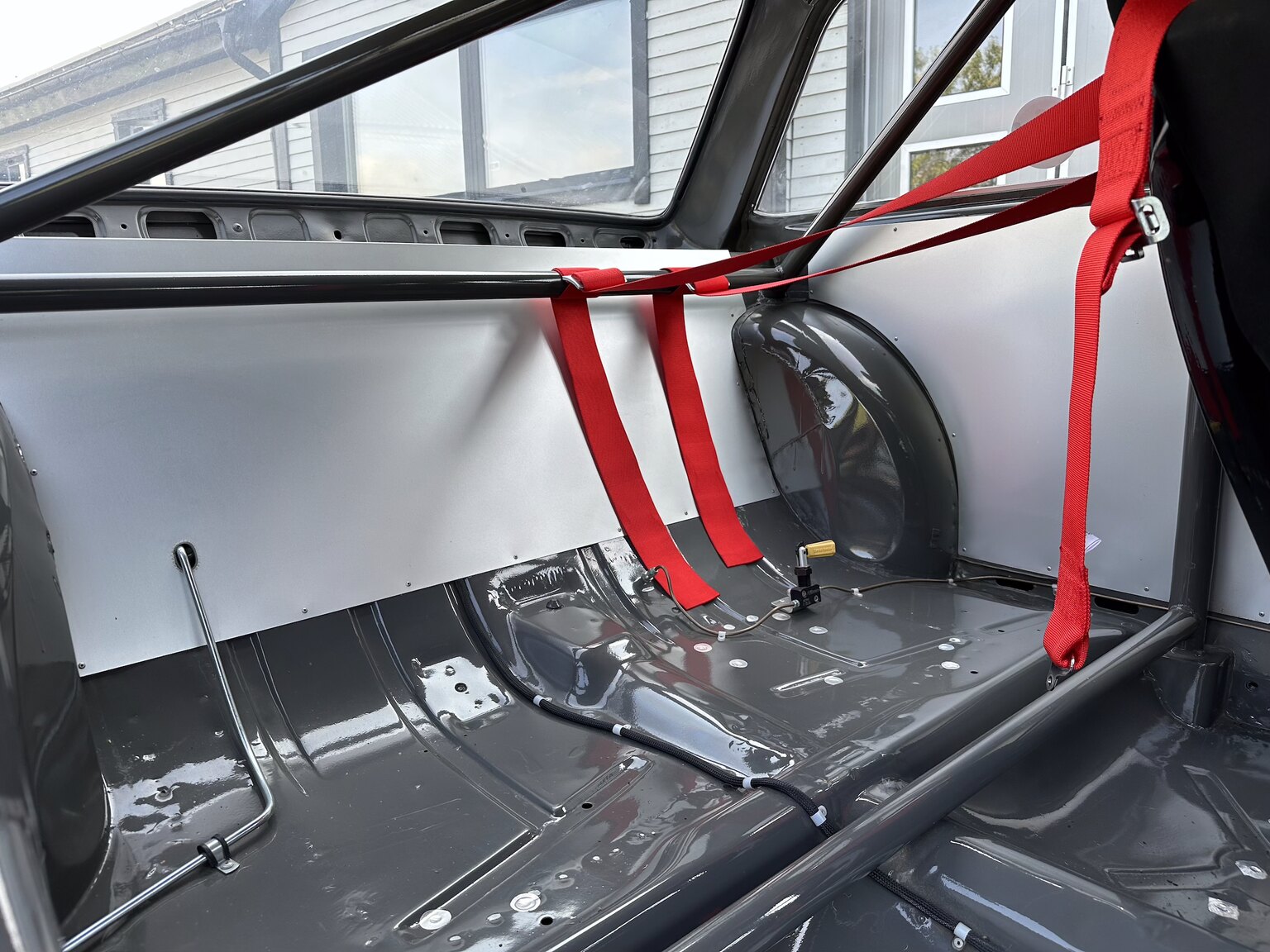 Interiörbild 1969 Volvo 142 race car