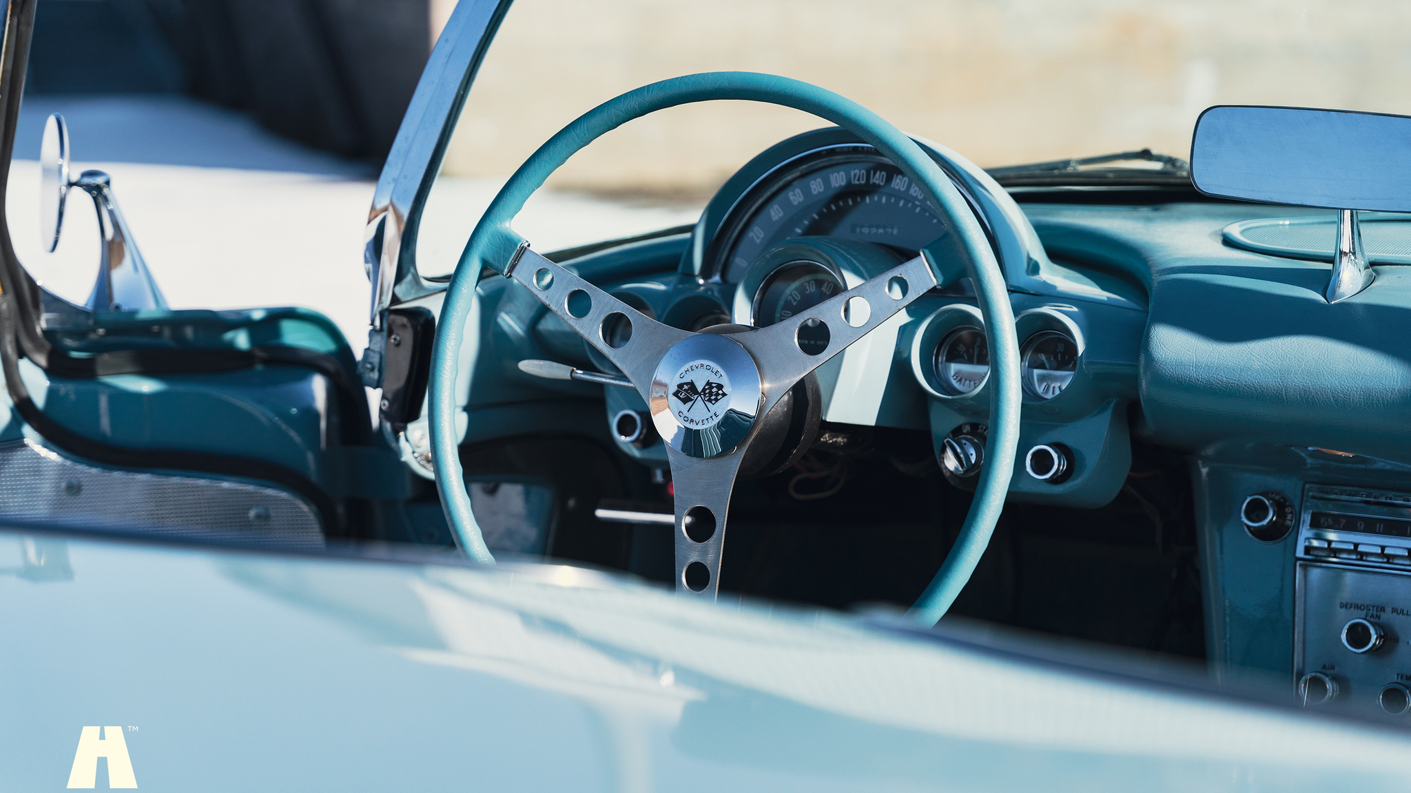 Interiörbild 1960 Chevrolet Corvette