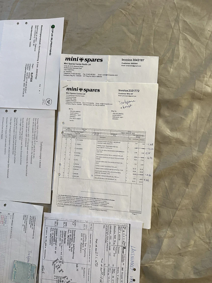 Dokumentation för 1965 BMC Cooper S 1290 (3)