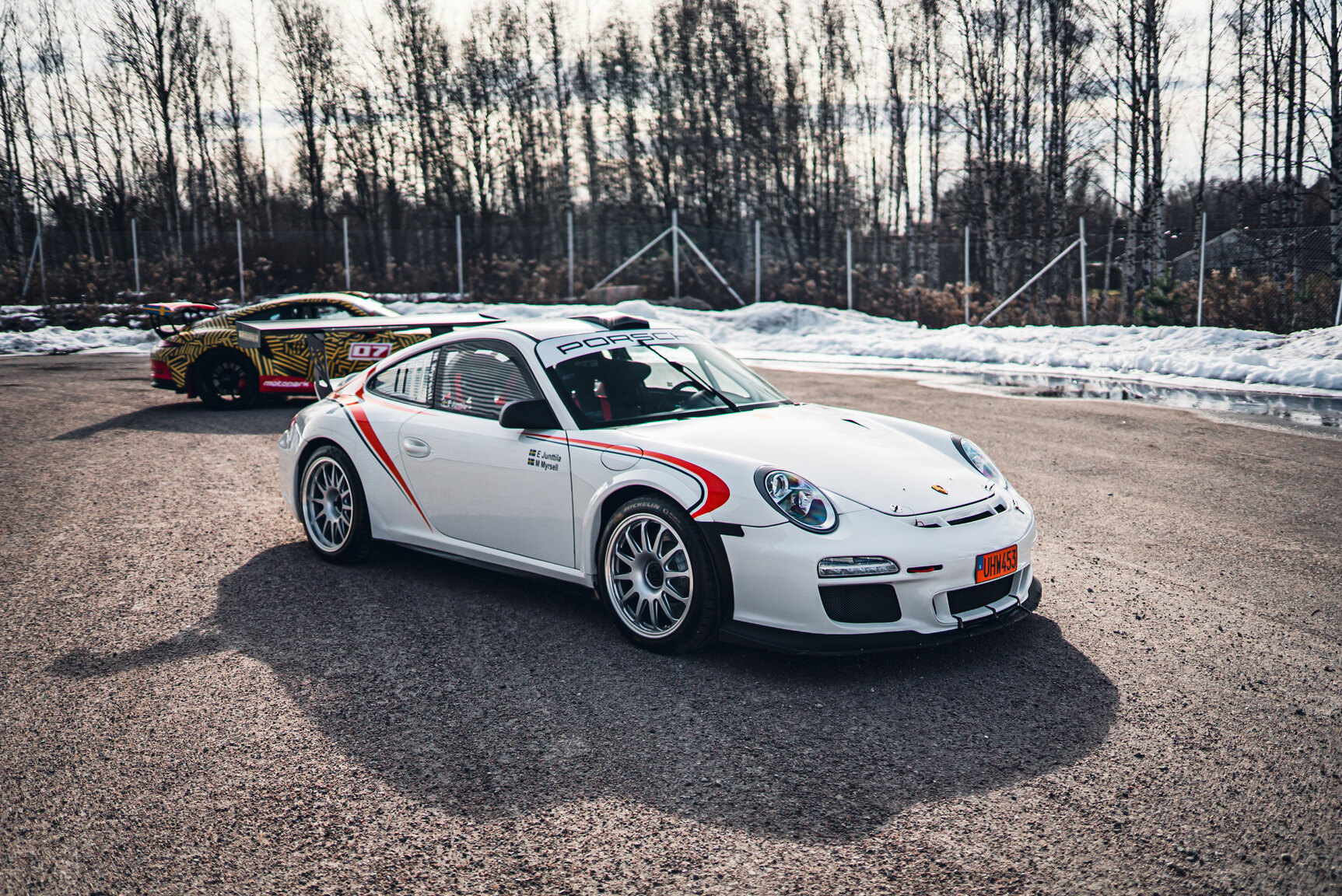 Exterior image of 2011 Porsche 911 GT3 Rally Car