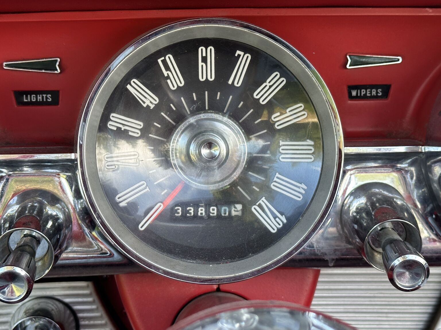 Interiörbild 1961 Ford Thunderbird Convertible