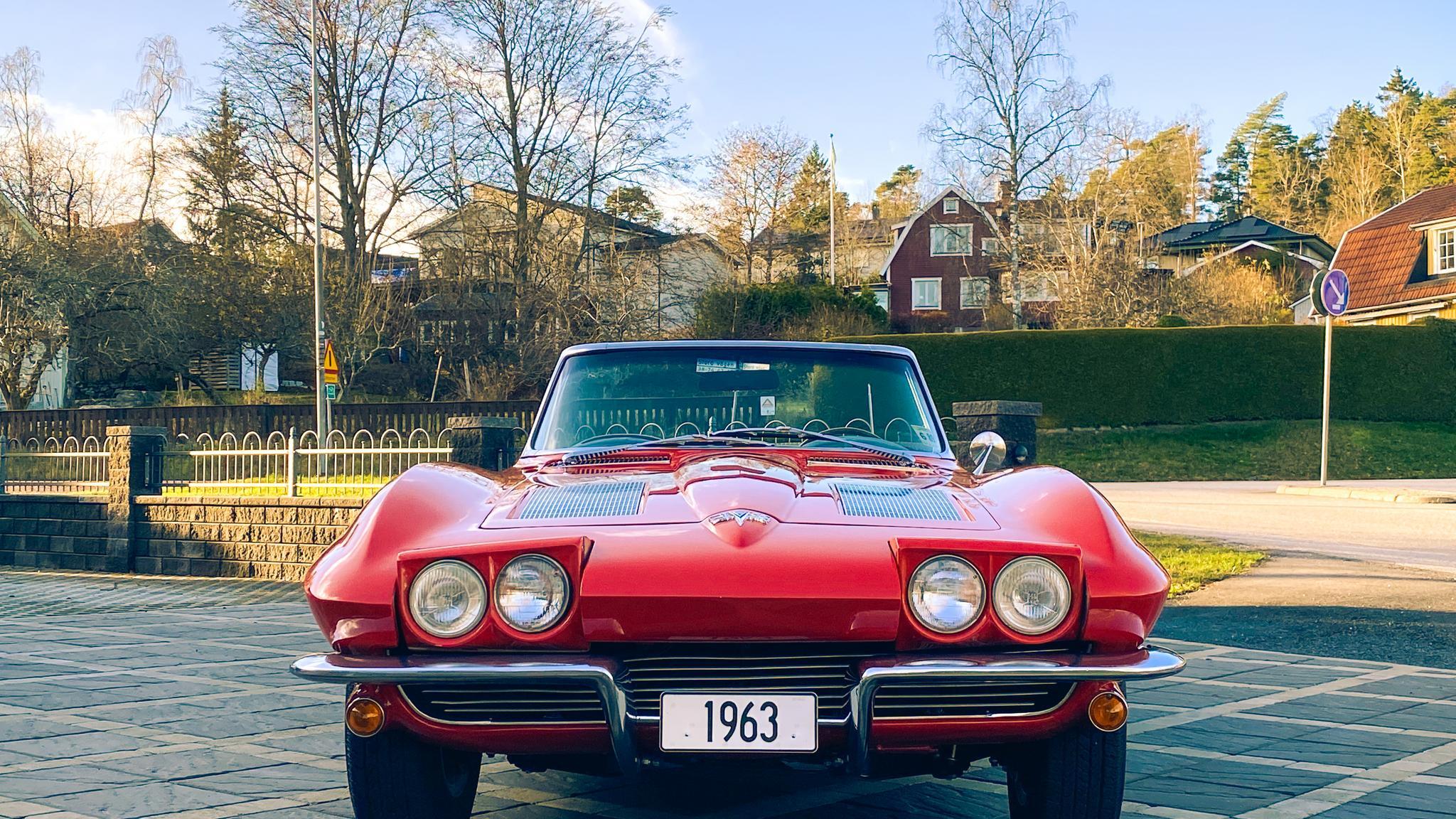 Exteriörbild på 1963 Corvette C2 Stingray
