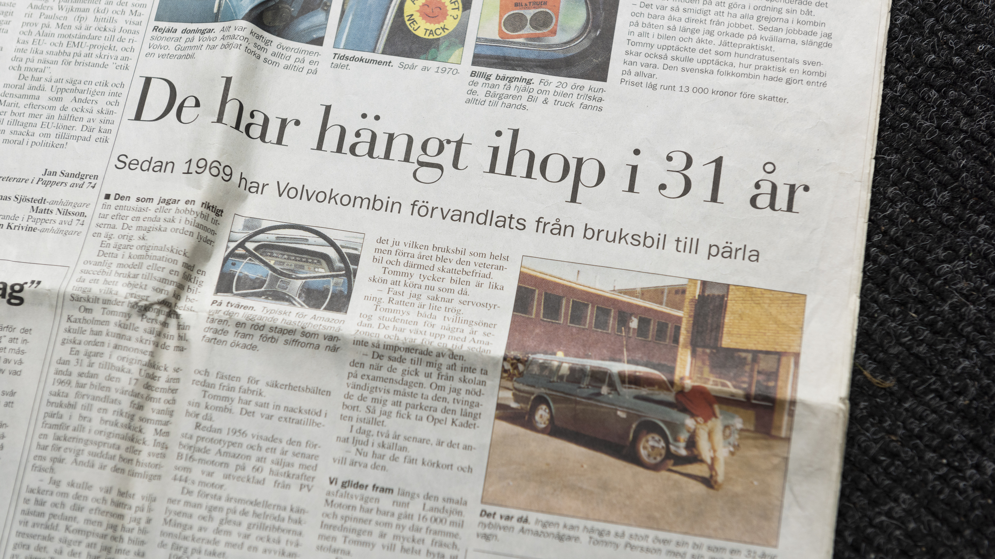 Documentation for 1969 Volvo Amazon Herrgårdsvagn