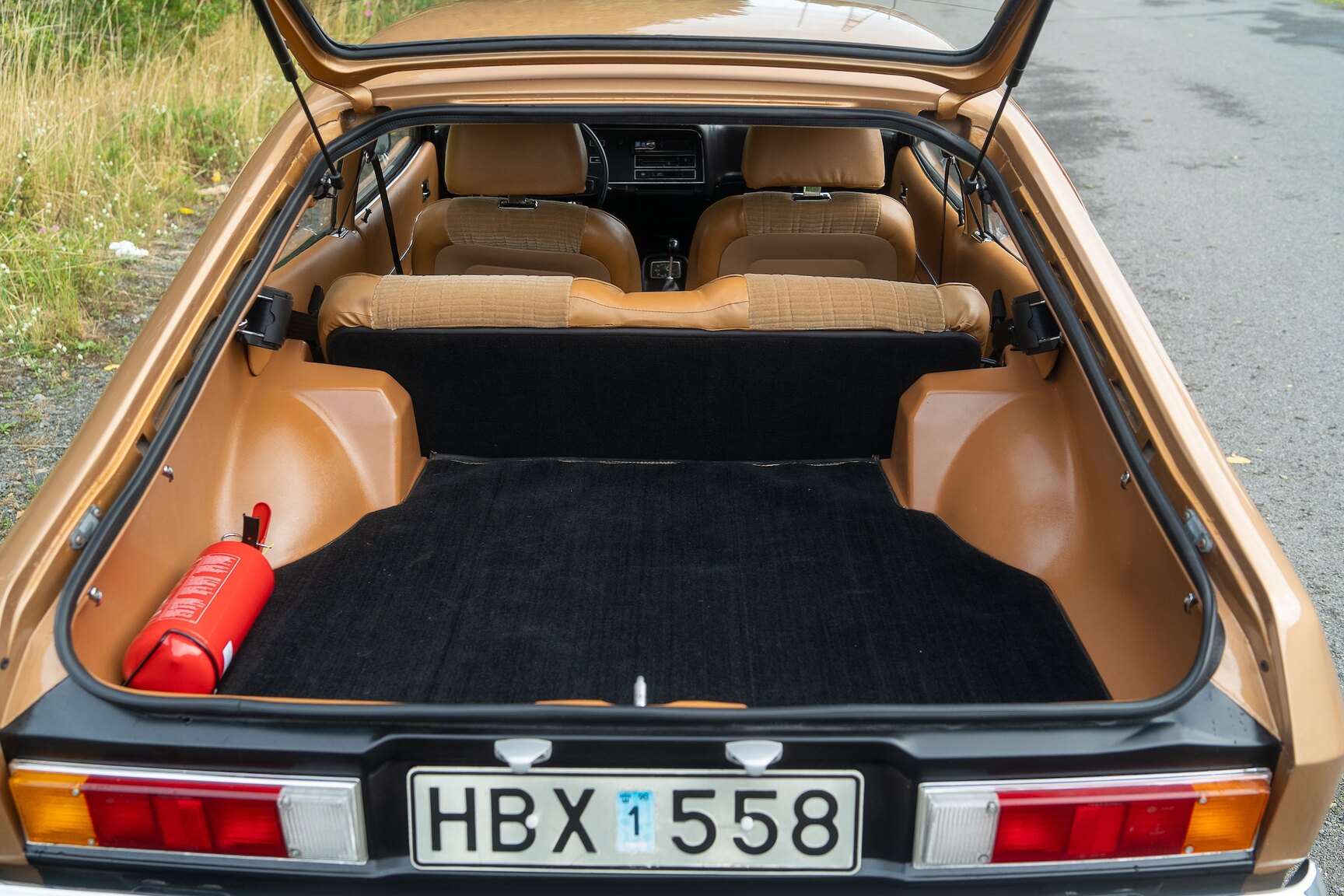 Interiörbild 1975 Ford Capri 1600