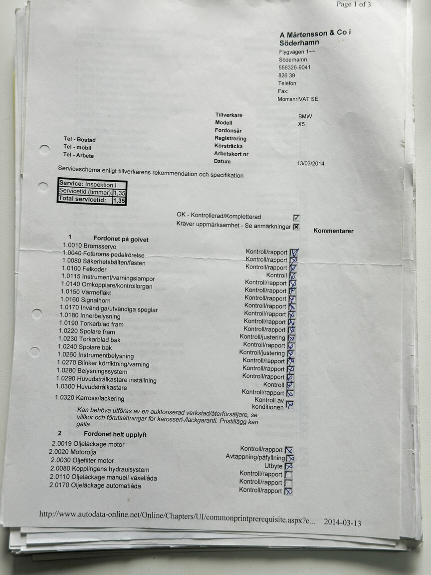 Documentation for 2005 BMW X5 4.8iS E53 LCI