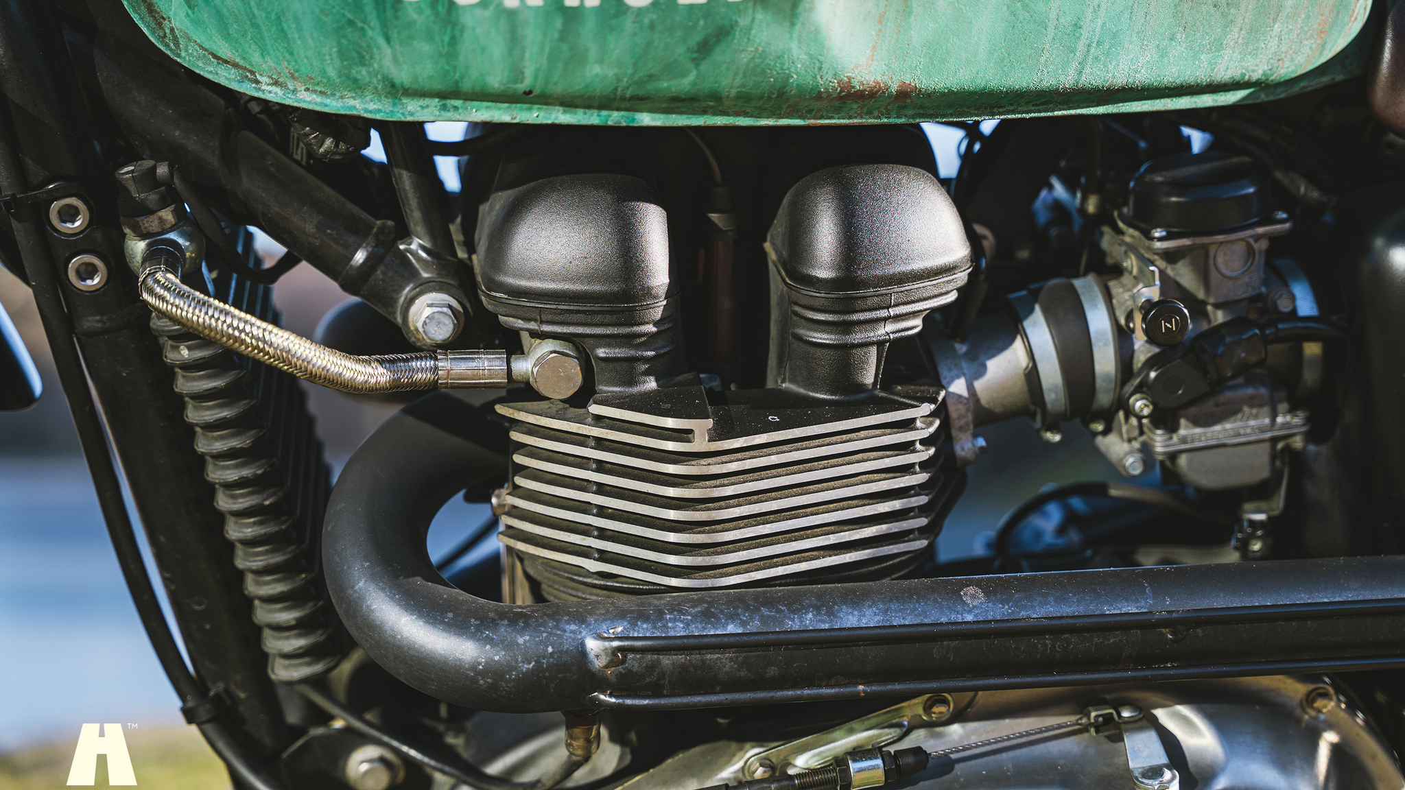 Image of 2010 Triumph Bonneville T100 "Scrambler" mechanics (2)