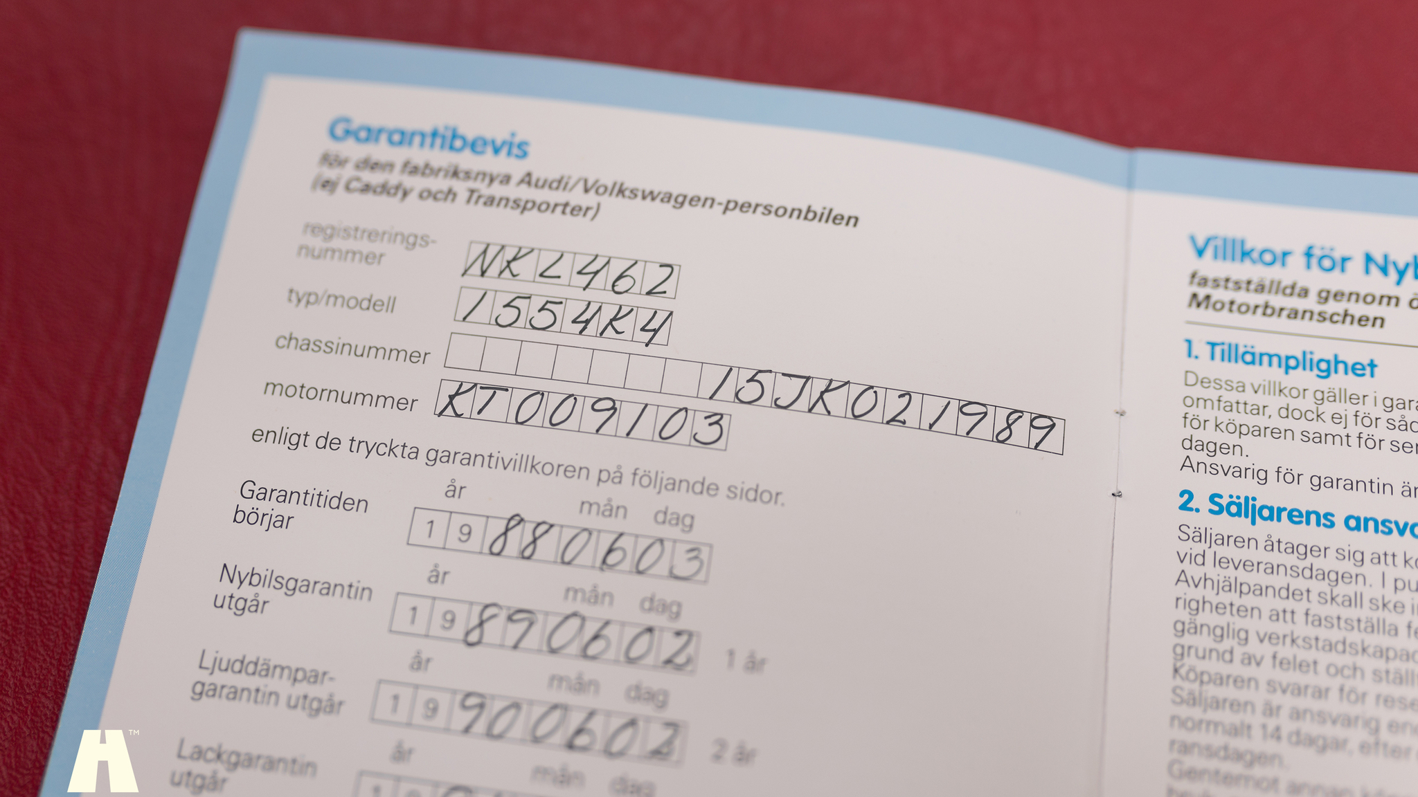 Documentation for 1988 Volkswagen Golf GTI Cabriolet
