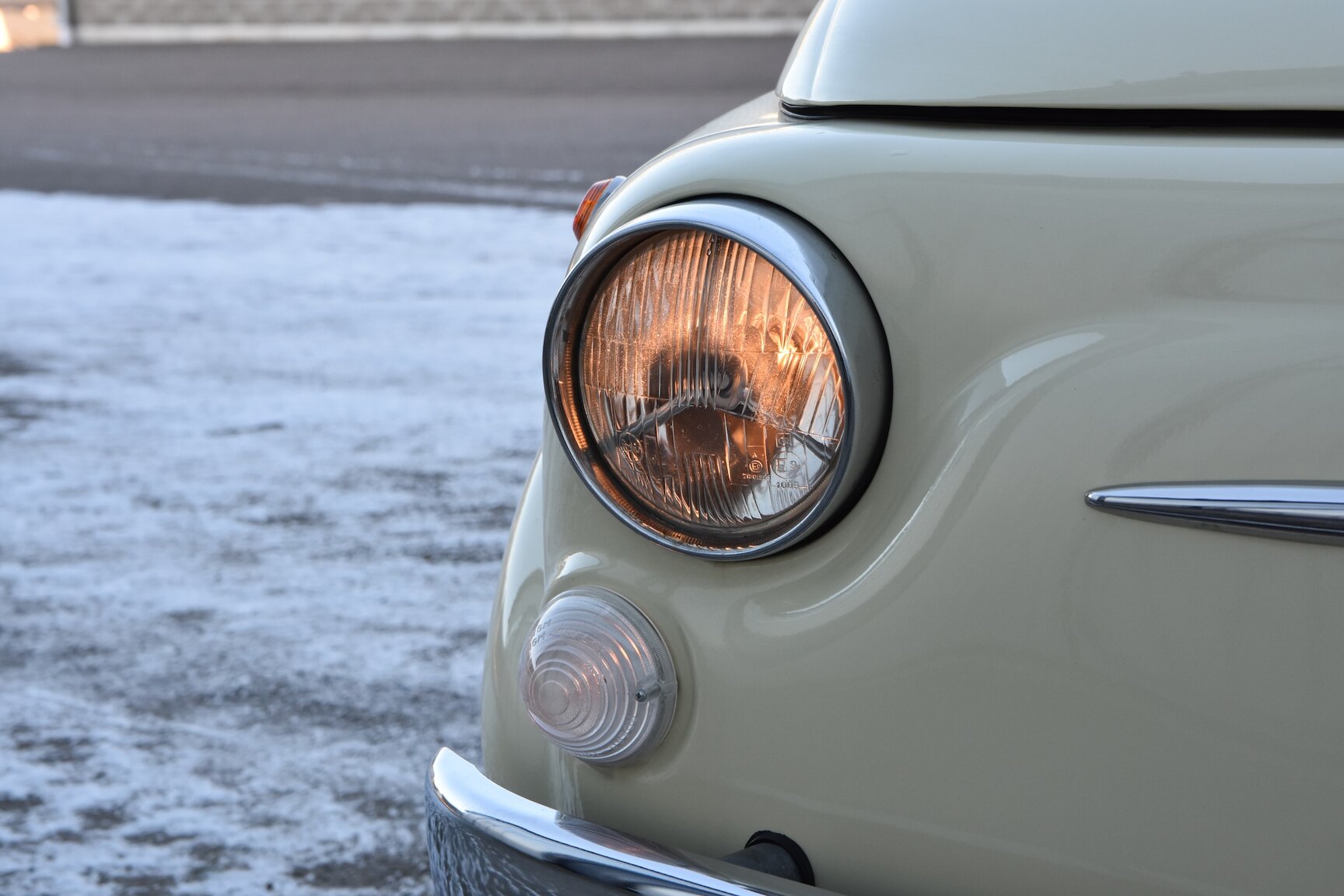 Exteriörbild på 1968 Fiat 500