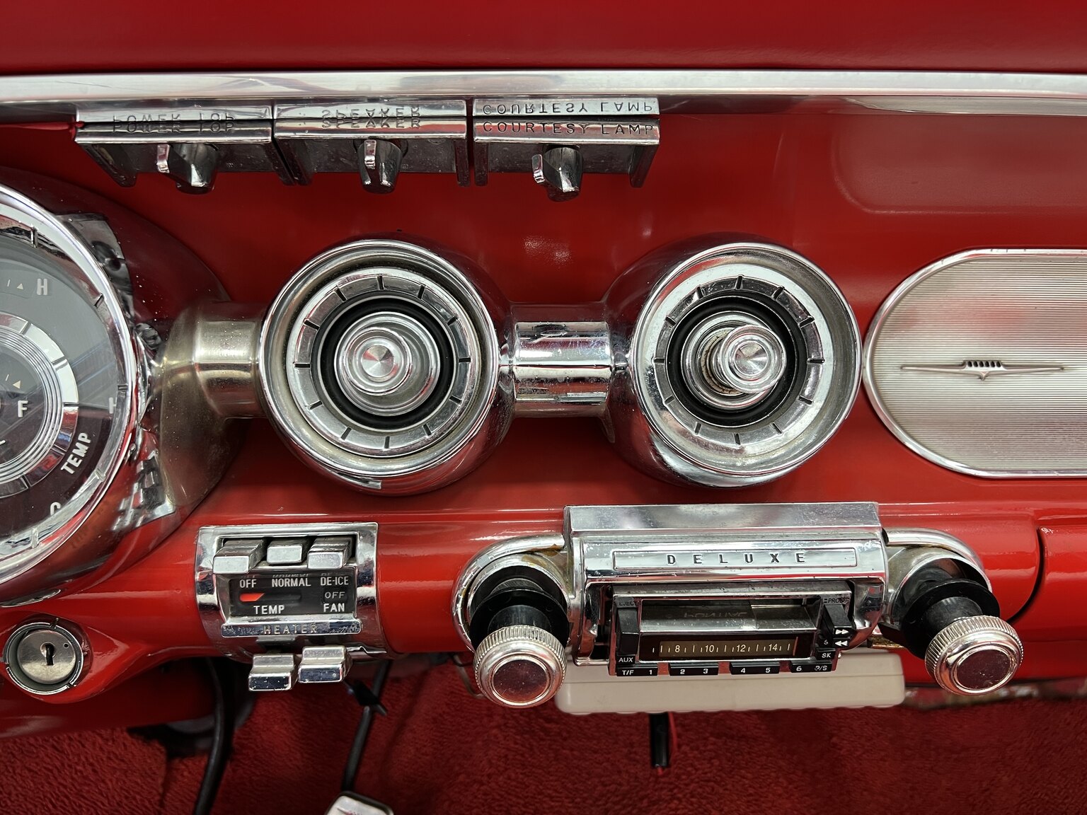 Interiörbild 1958 Pontiac Chieftain