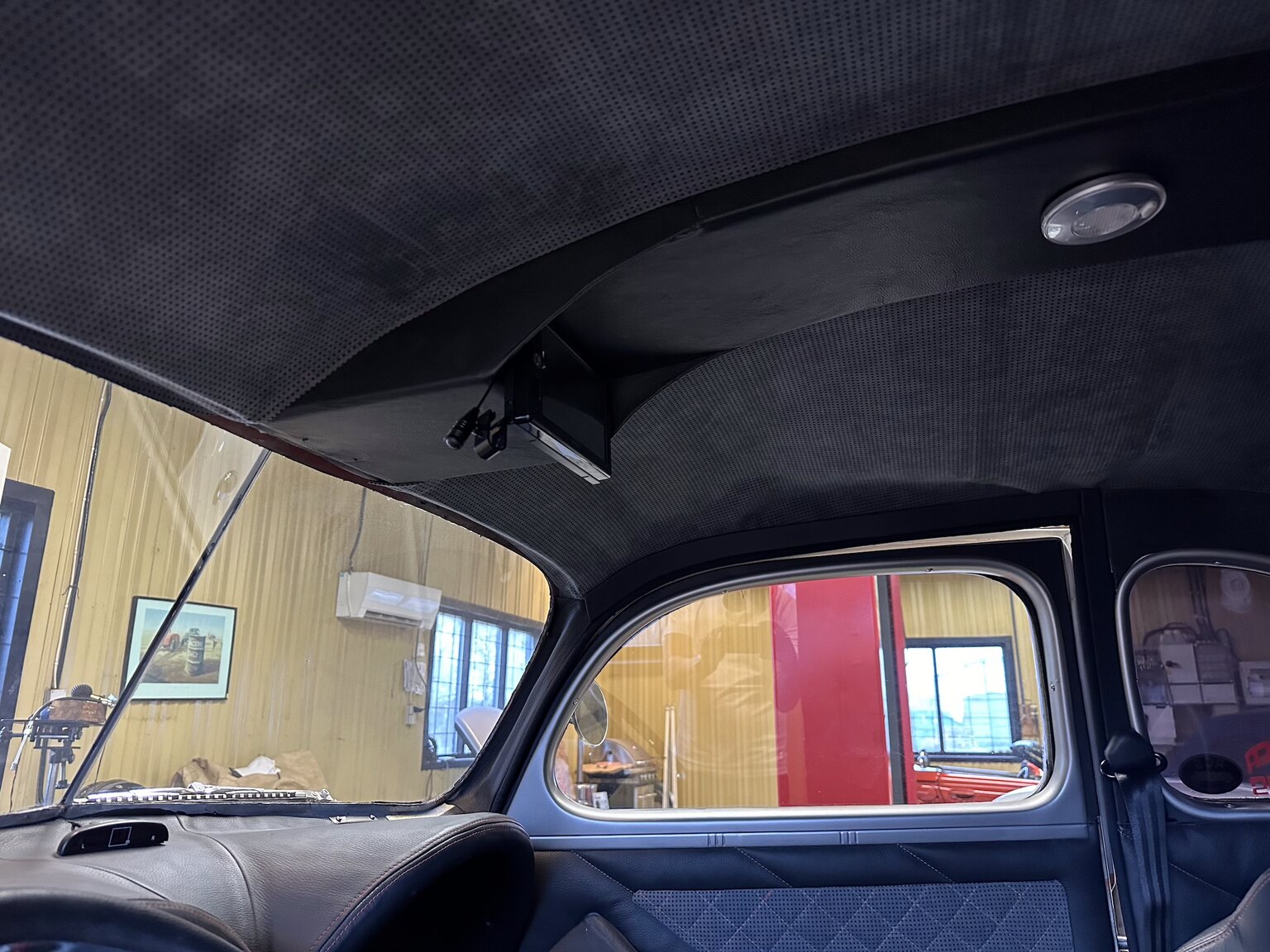 Interiörbild 1939 Custom Ford Fordor "Forvette"