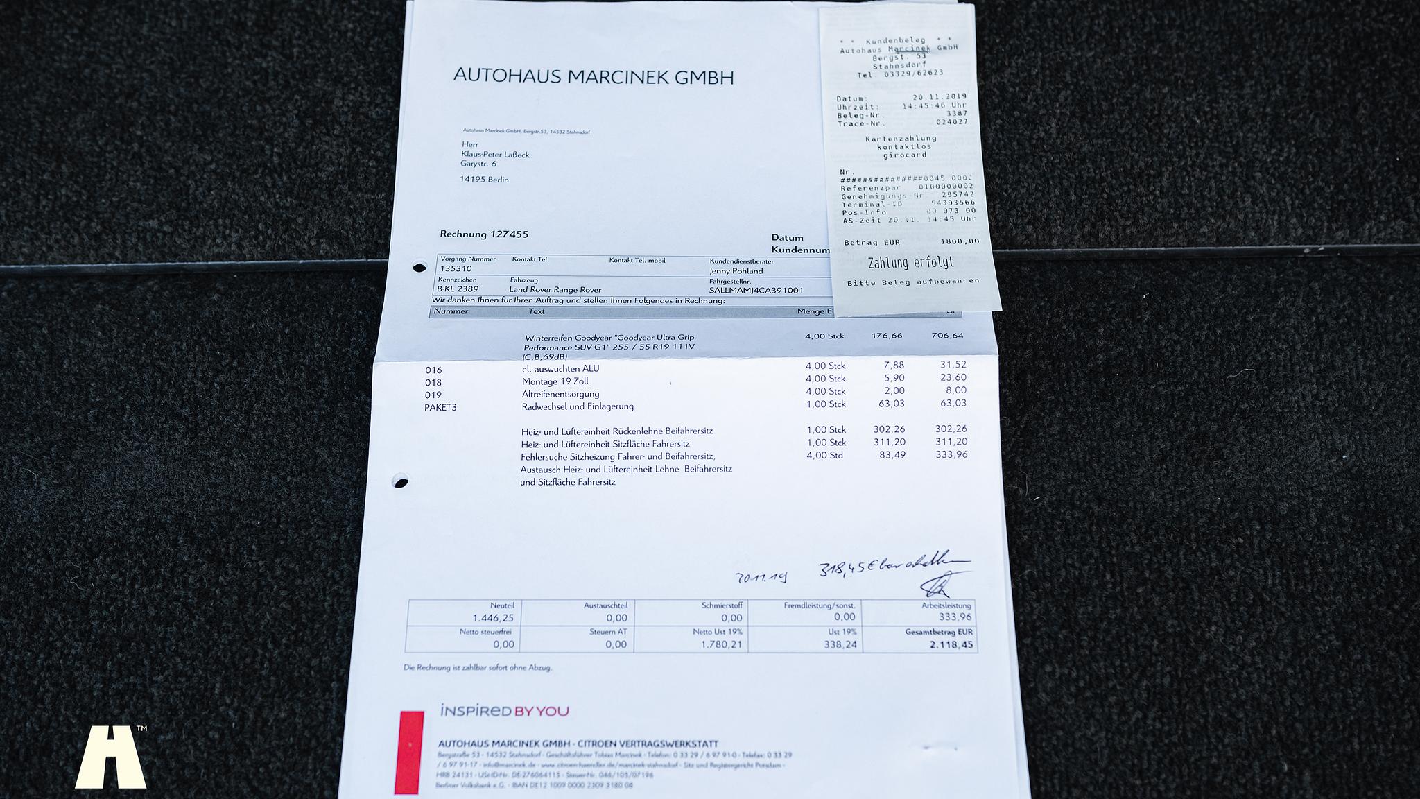 Documentation for 2012 Land Rover Range Rover Westminster TDV8 (L322)