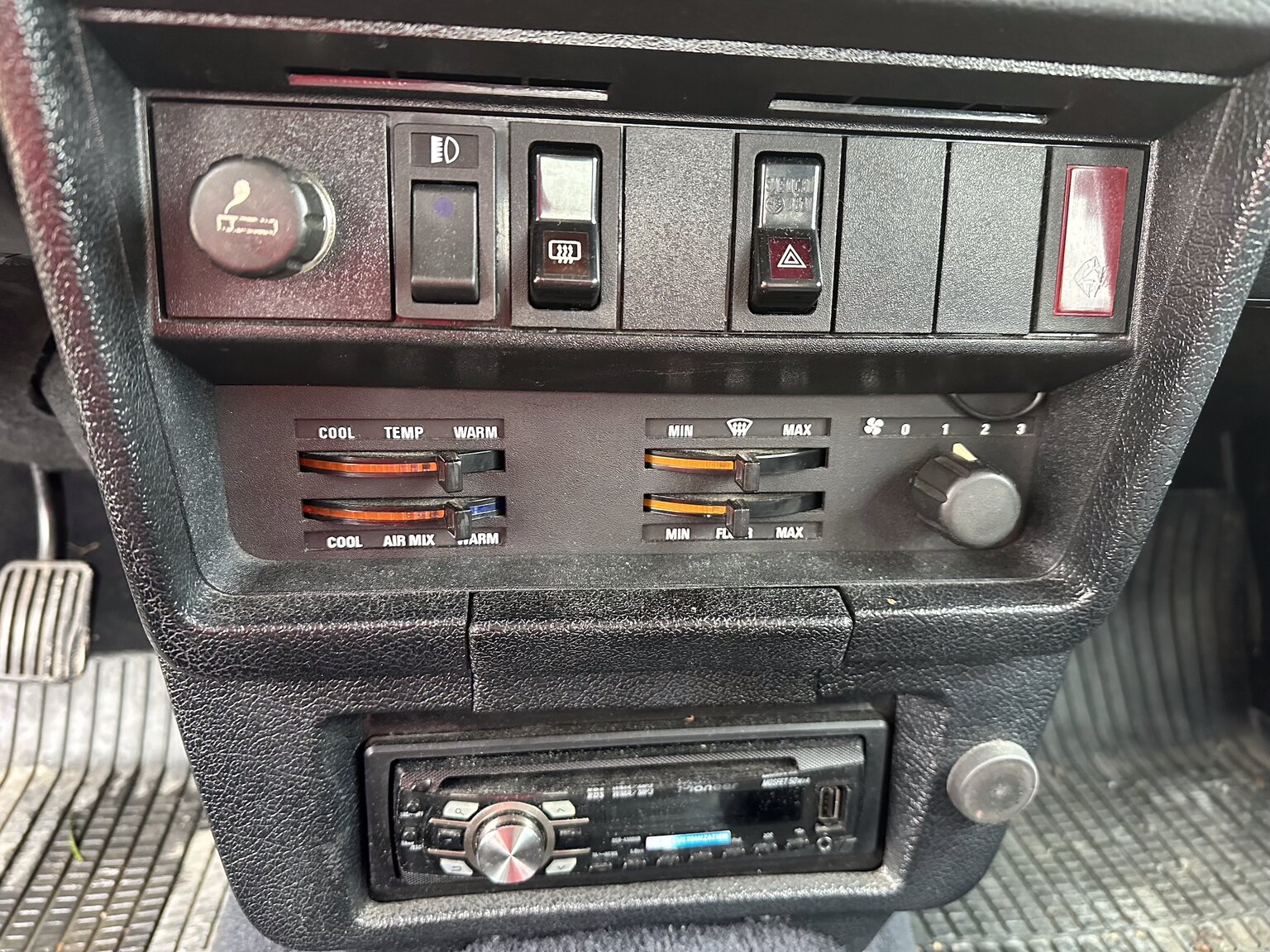 Interiörbild 1990 Volvo 240