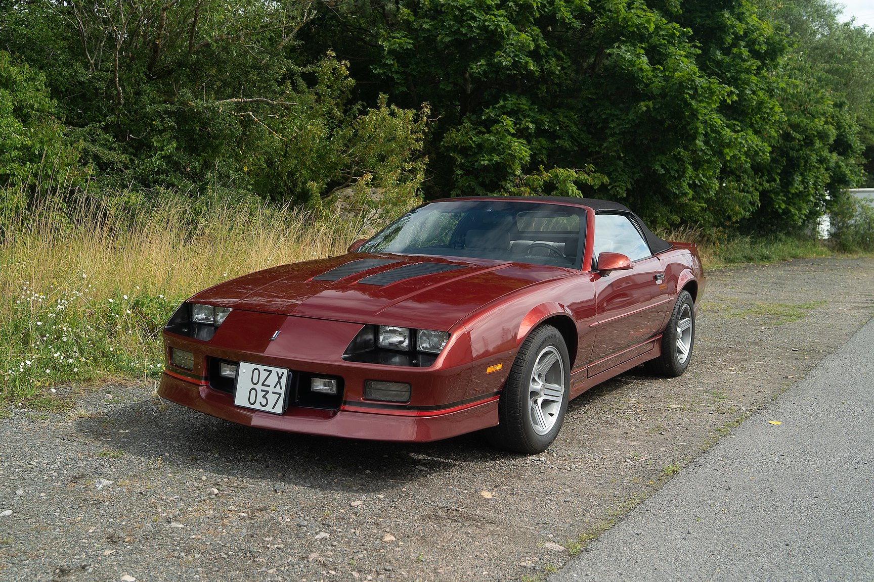 Exterior image of 1988 Chevrolet Camaro Z28 Iroc-Z Convertible