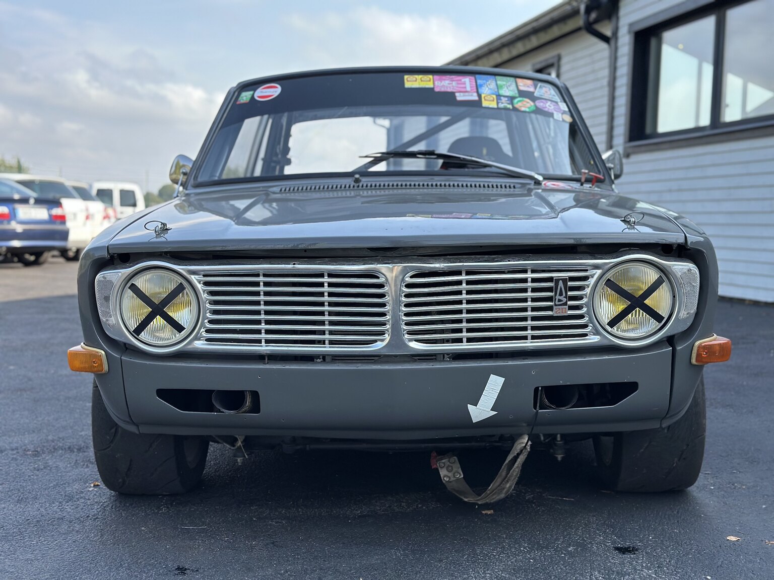 Exterior image of 1969 Volvo 142 race car