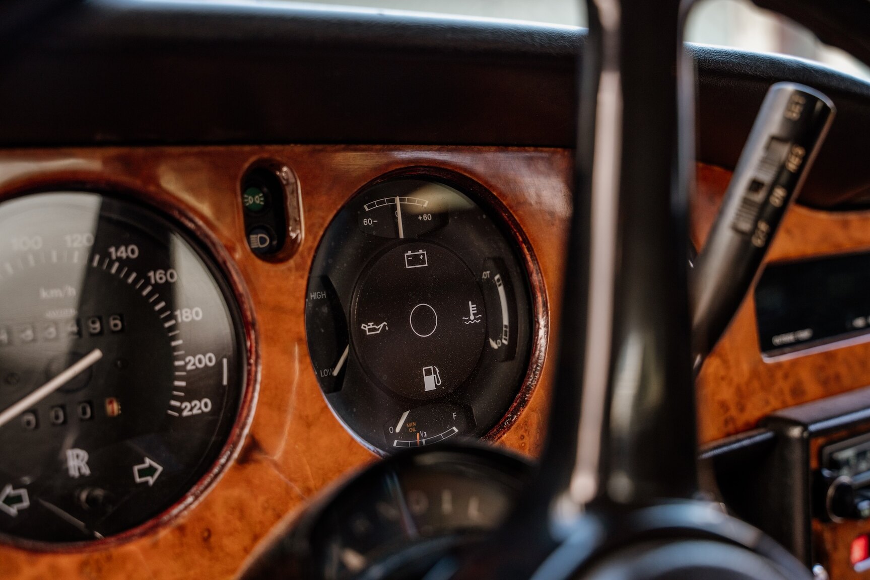 Interiörbild 1982 Rolls Royce Silver Spirit