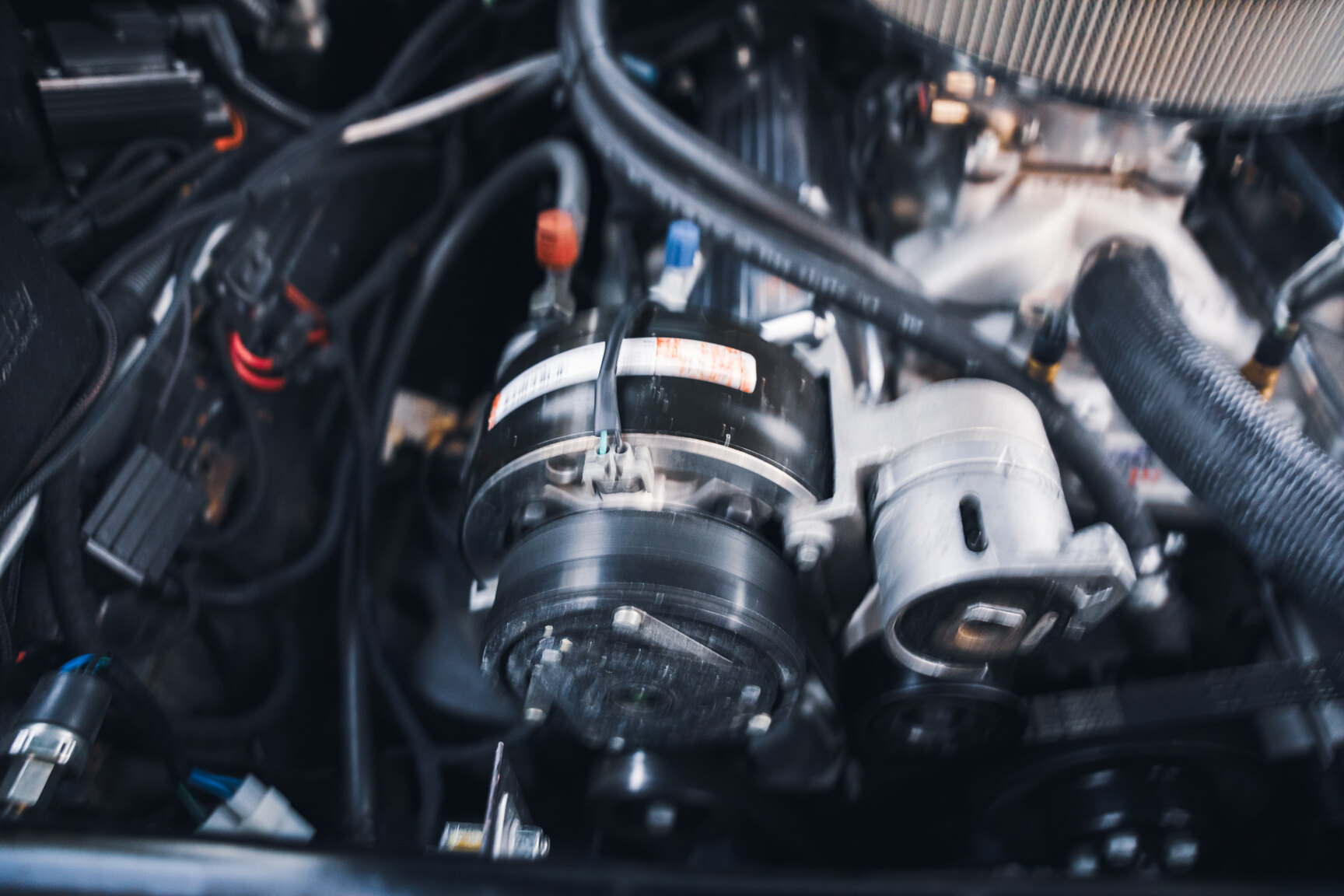 Image of 1957 Chevrolet Bel Air Sport Coupé (30) mechanics