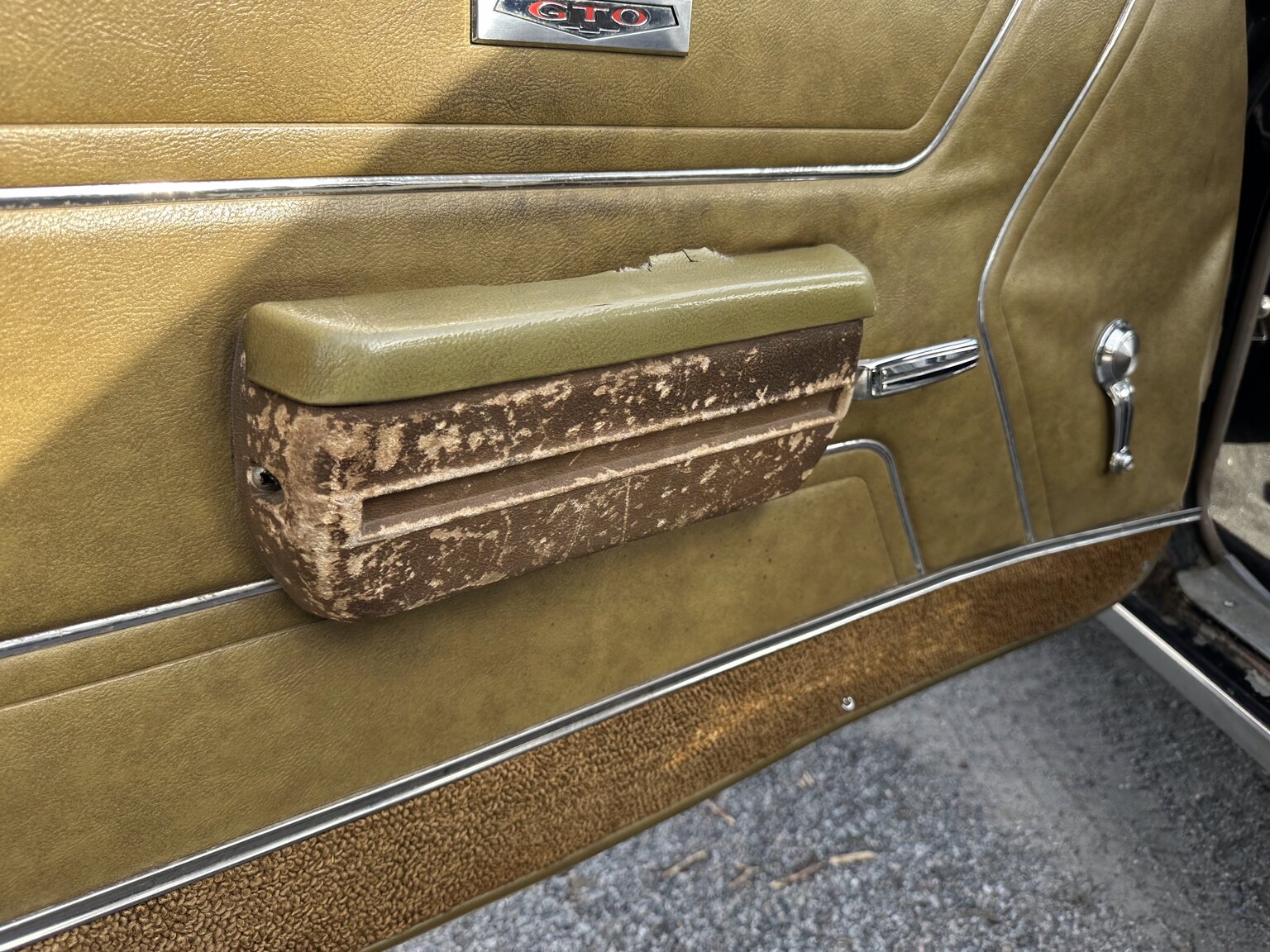 Interiörbild 1969 Pontiac GTO 406cid 