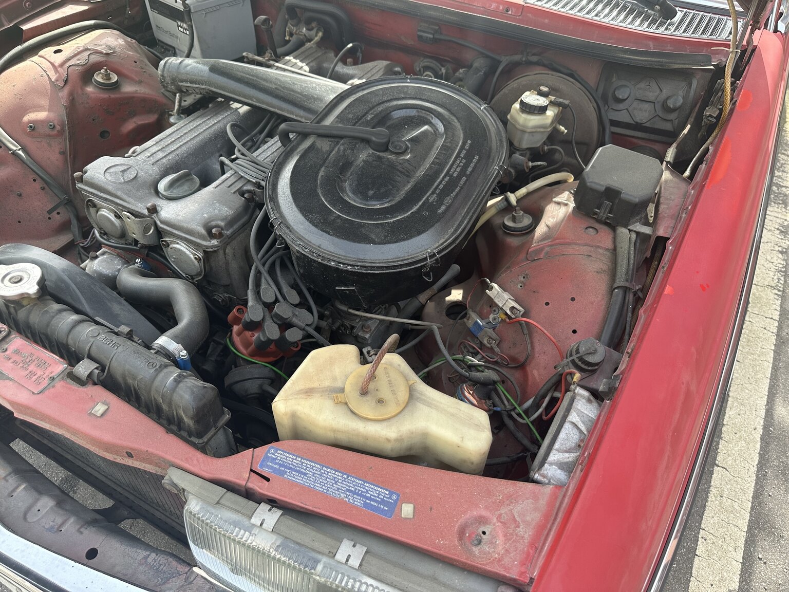 1977 Mercedes-Benz 280 CE, Mekanik