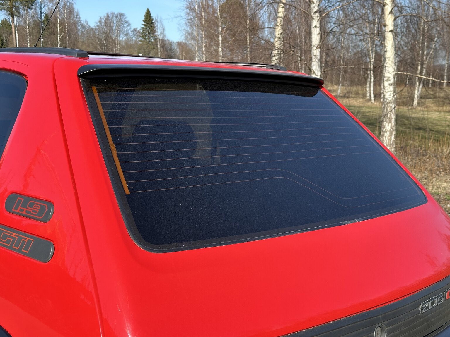 Exterior image of 1989 Peugeot 205 GTI