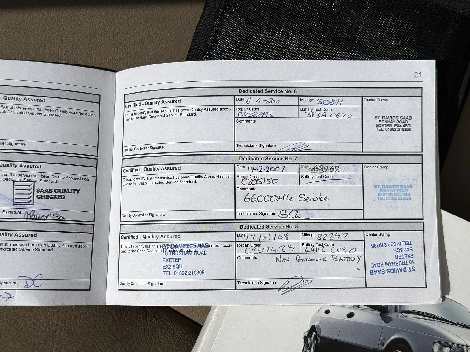 Documentation for 2002 Saab 9-3 2.0T SE Convertible – NO RESERVE (6)