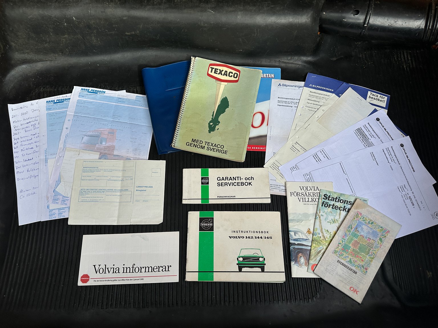 Dokumentation, 1974 Volvo 142 2.0