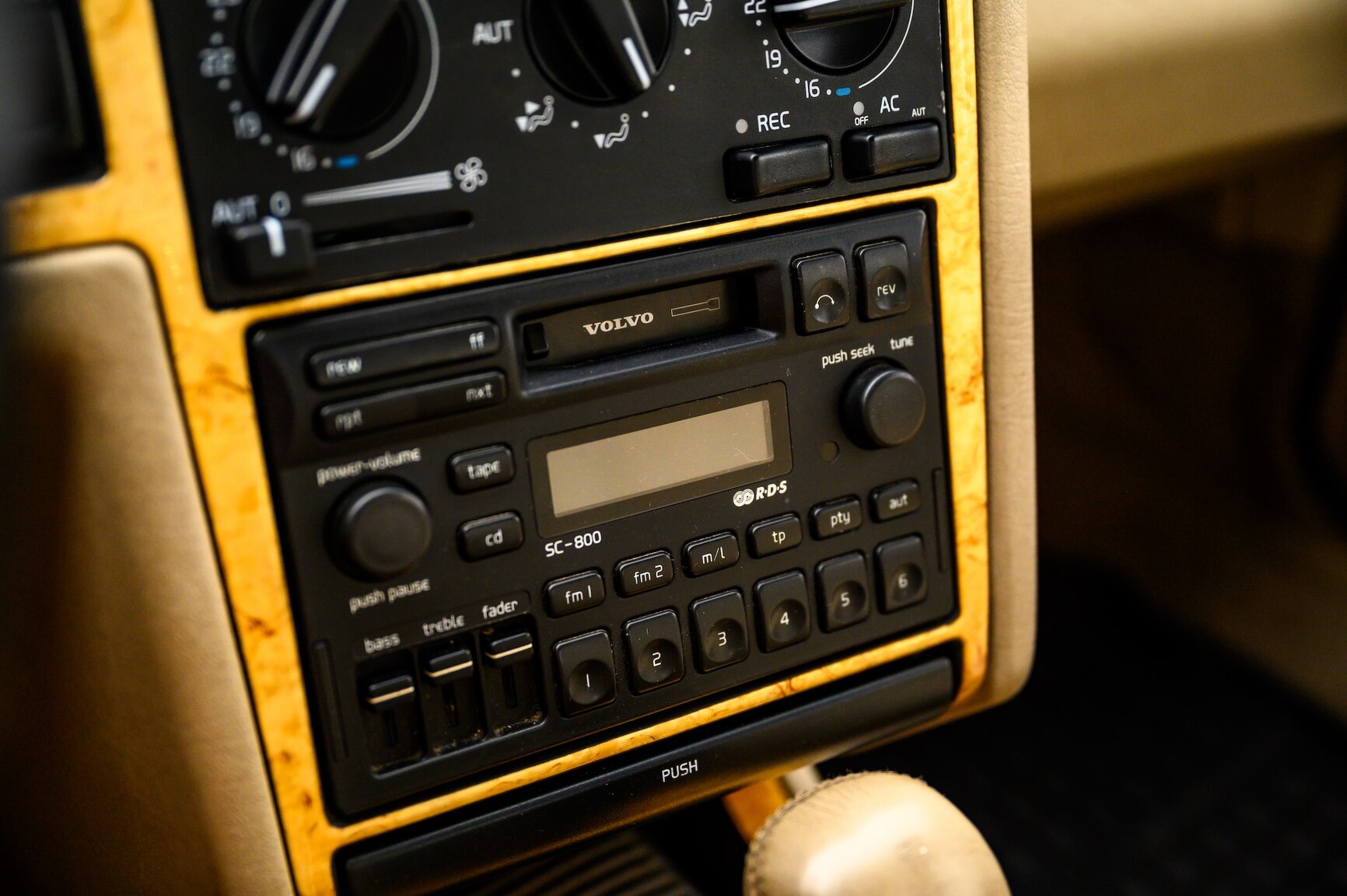 Interiörbild 1996 Volvo 850 R