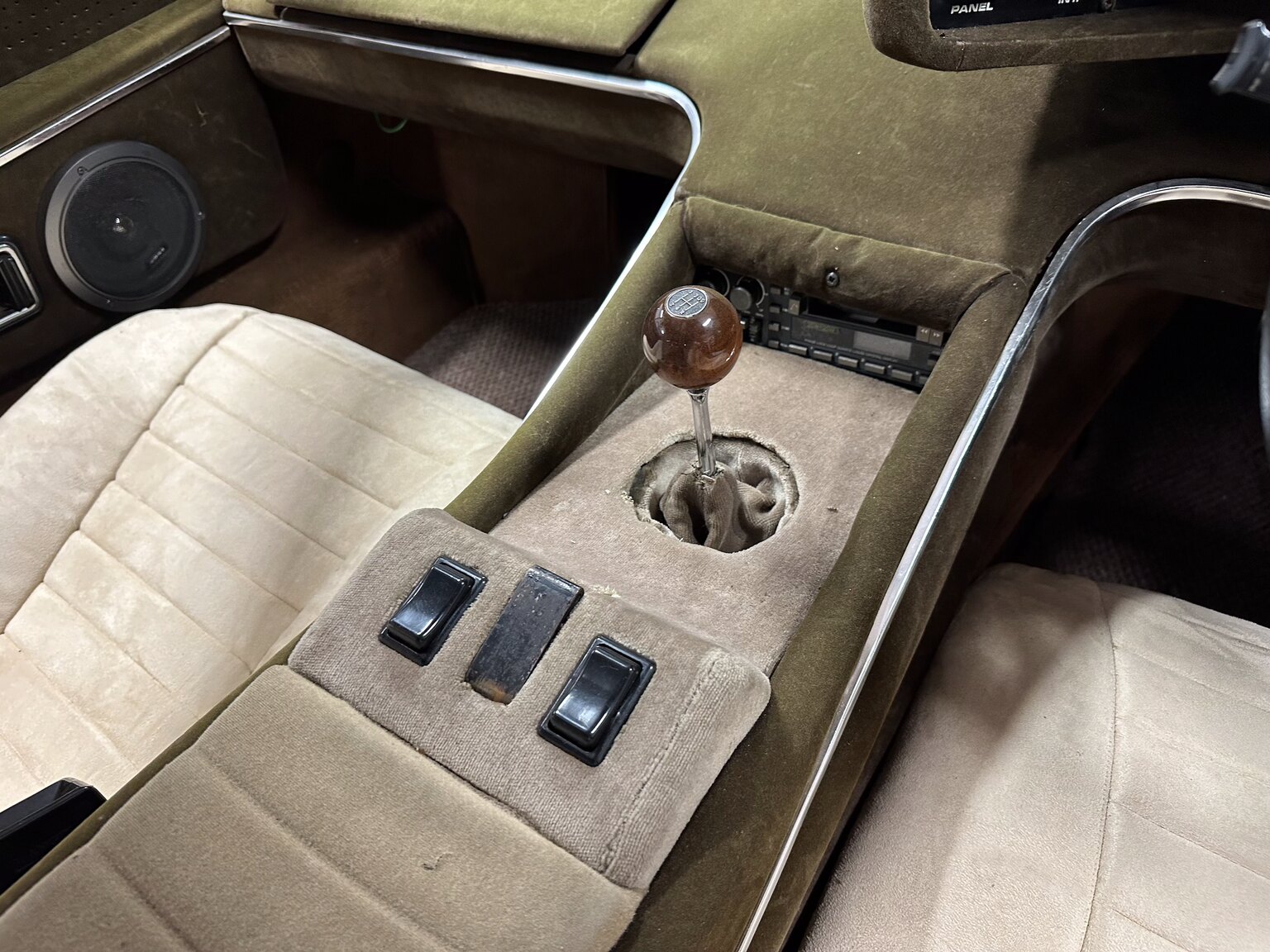 Innenraumfoto von 1977 Lotus Esprit S1
