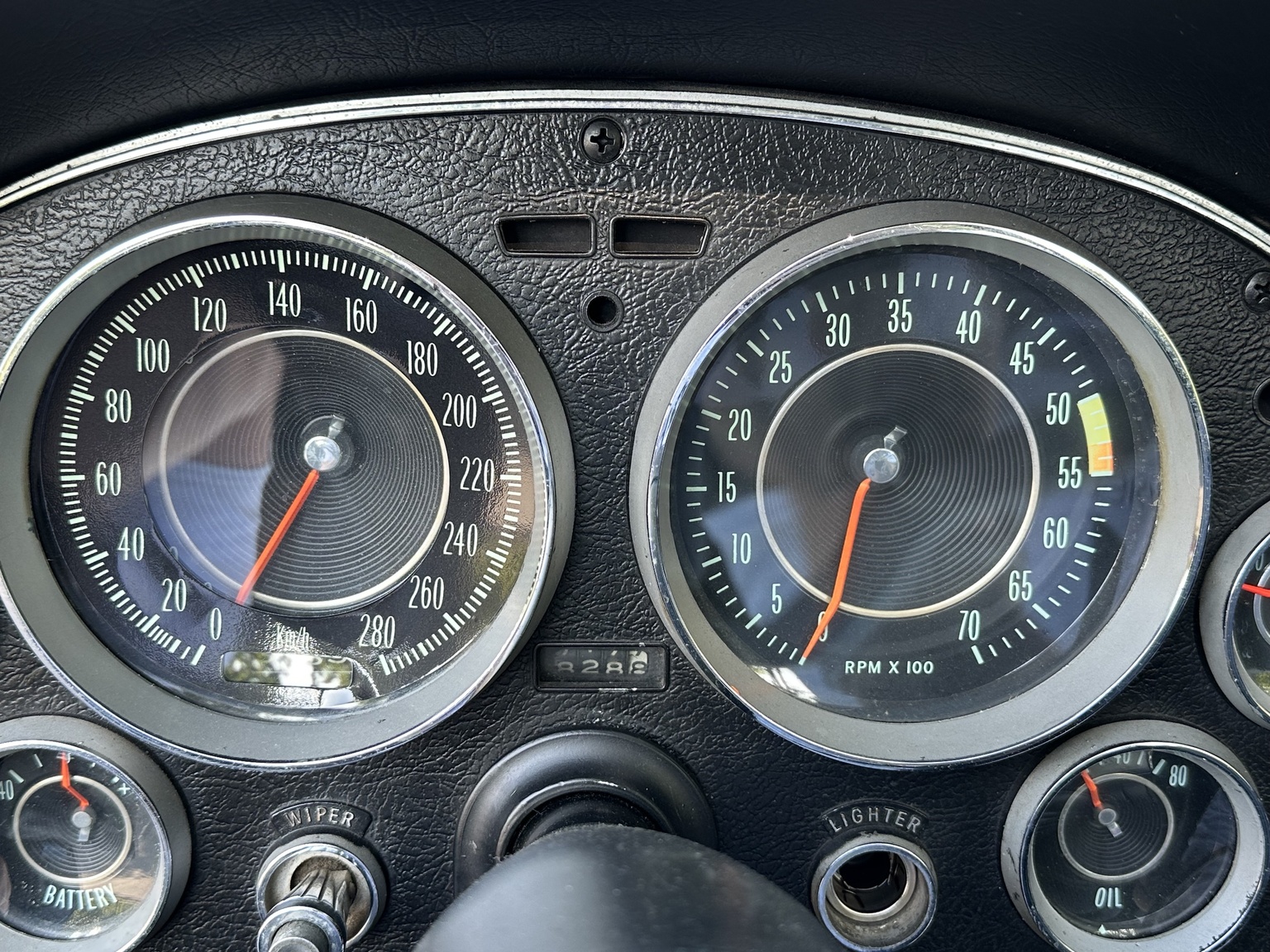 Innenraumfoto von 1964 Corvette C2 Stingray Cabriolet (16)