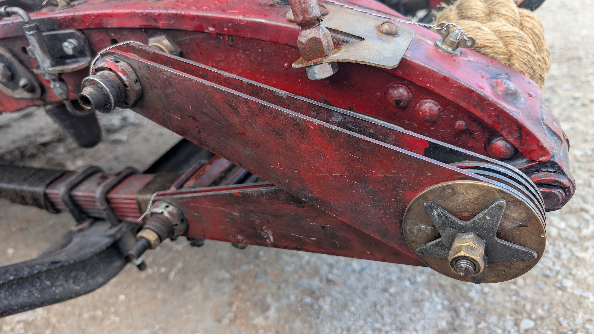 Image of 1929 FIAT 321C (521c) "Flying Fiona" mechanics
