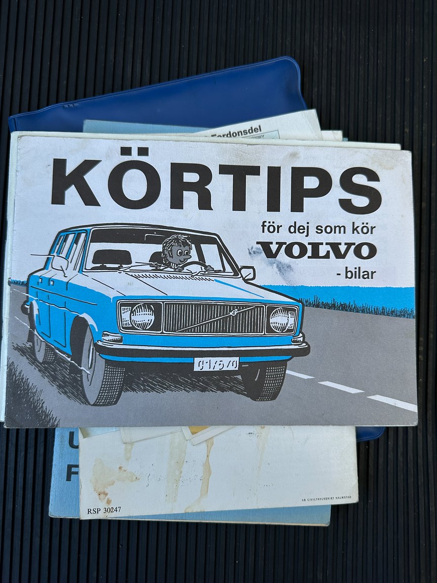 Documentation for 1967 Volvo 144 1.8 