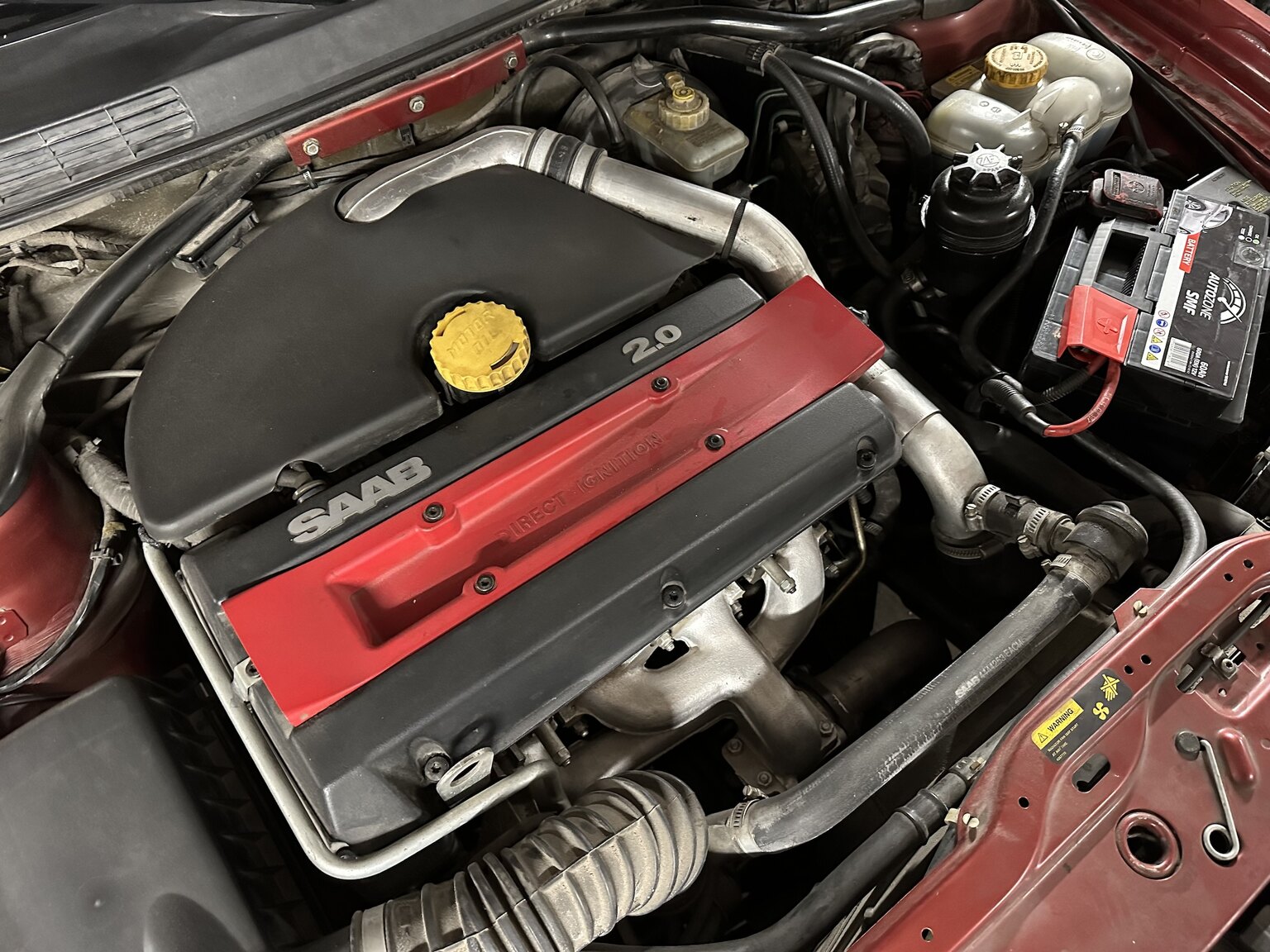 1997 Saab 900 Cabriolet - En ägare, Mekanik