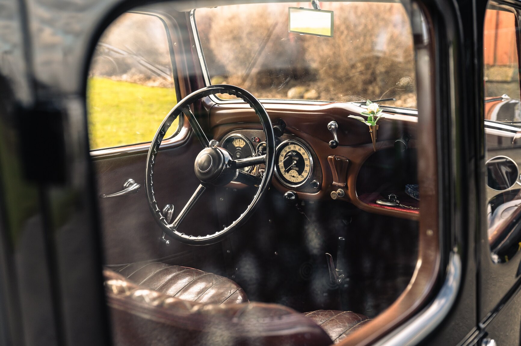 Interior image of 1937 Austin Ten-Four 10-4