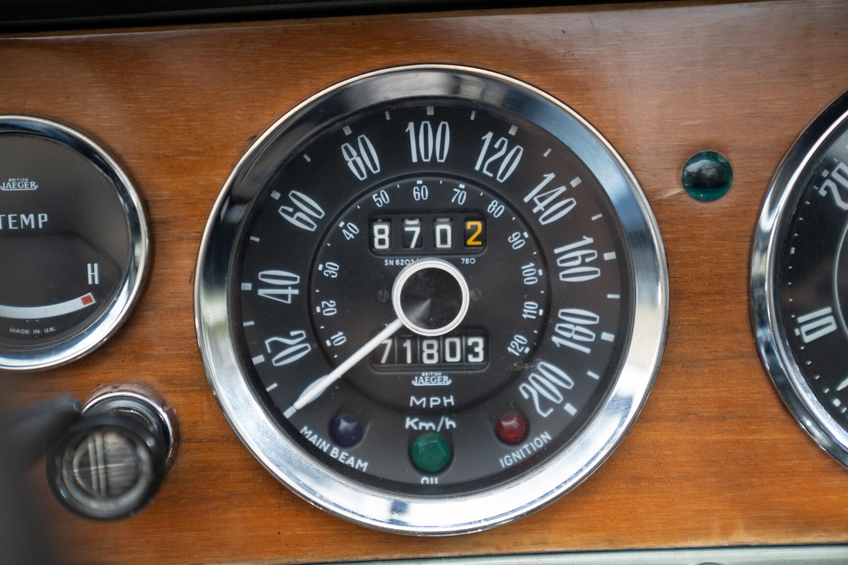 Innenraumfoto von 1968 Triumph Spitfire