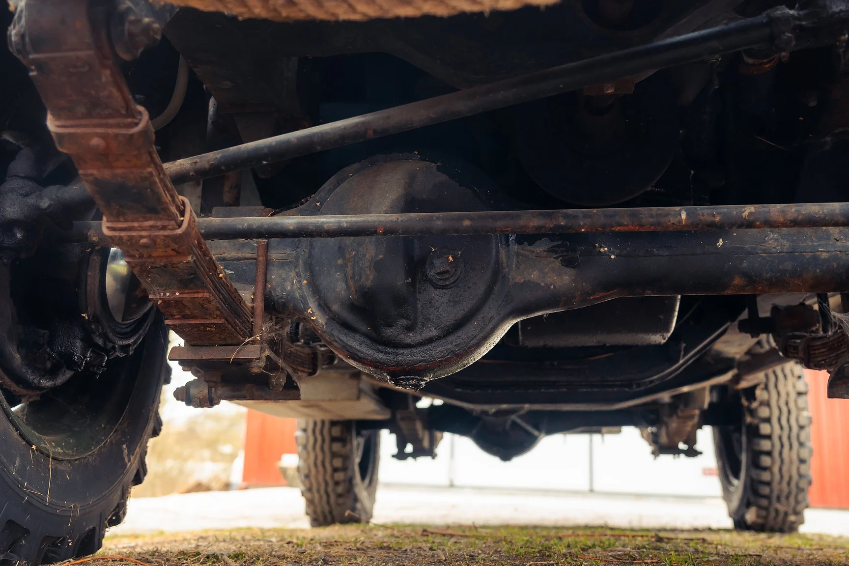 Image of 1953 Land Rover Series 1 Soft Top mechanics (22)