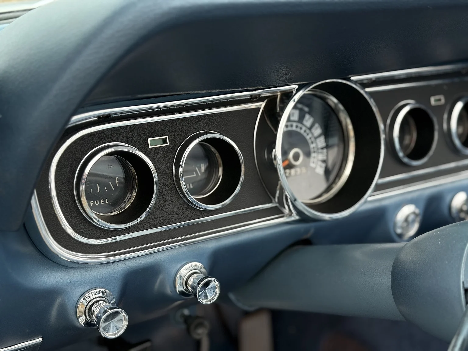 Interiörbild 1966 Ford Mustang Convertible 289 V8 (10)