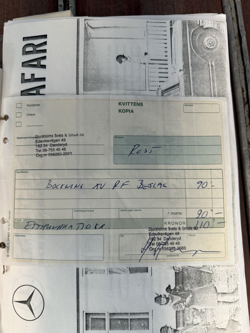 Documentation for 1967 Mercedes-Benz 230 Safari