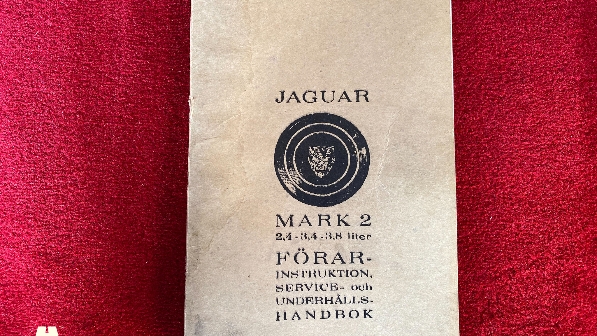 Dokumentation för 1961 Jaguar Mark 2